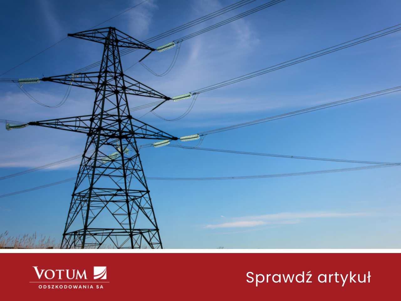 słup wysokiego napięcia
