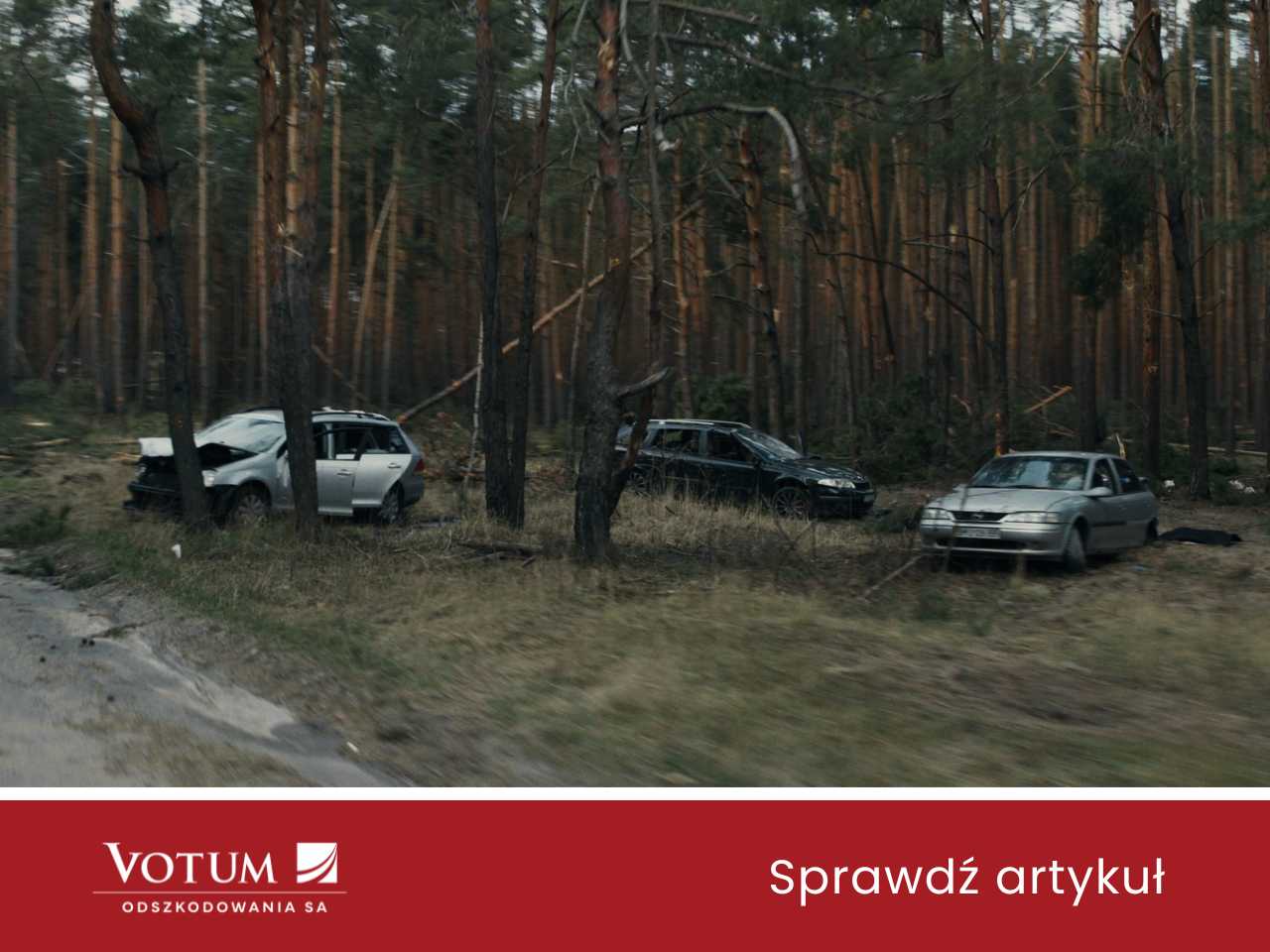 3 rozbite auta - wypadek drogowy w 2026