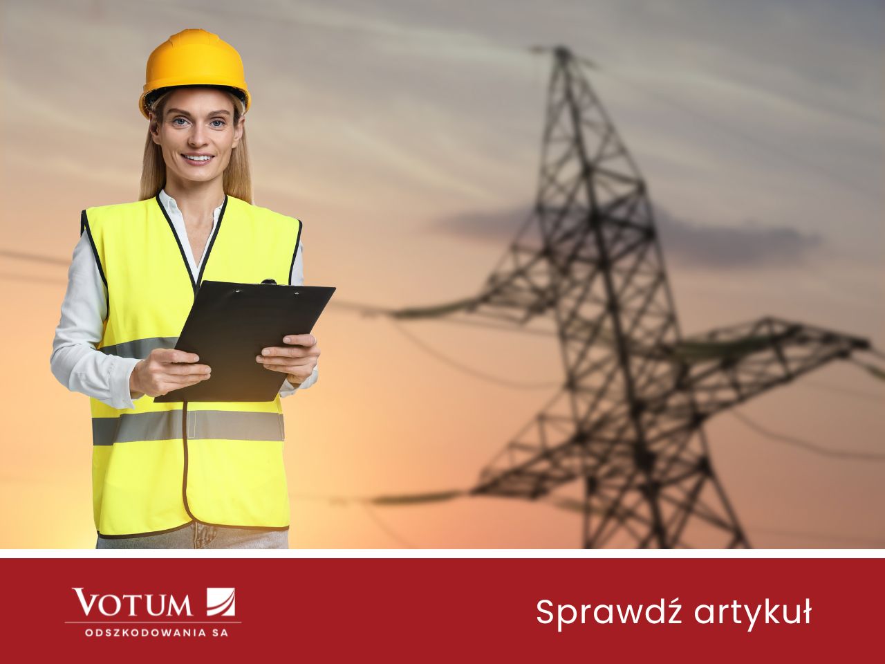 Modernizacja słupów a służebność przesyłu. Kiedy przebudowa linii daje prawo do rekompensaty? Sprawdź artykuł ekspertów Votum Odszkodowania SA.