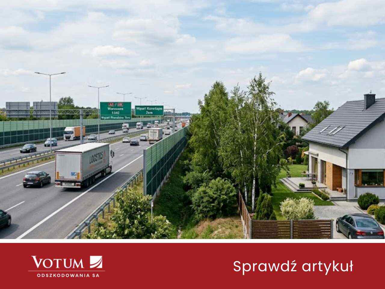 dom blisko drogi szybkiego ruchu - odszkodowanie za hałas