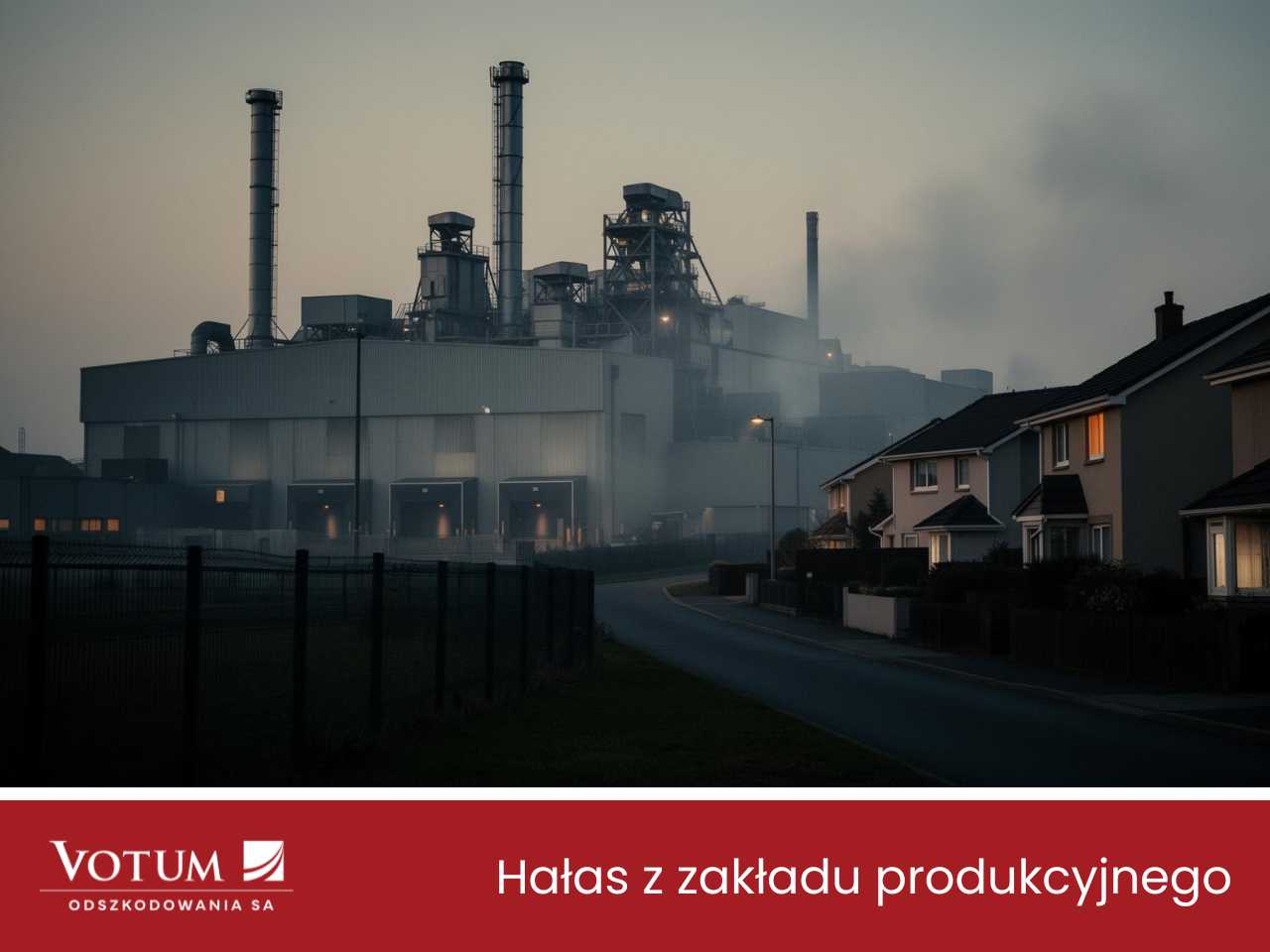 zakład produkcyjny powodujący hałas blisko zabudowy mieszkalnej