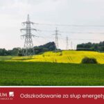 Słup energetyczny na granicy działki – czy można dochodzić roszczeń?