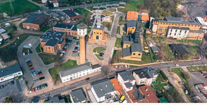 kopalnia szkody górnicze - widok kopalni