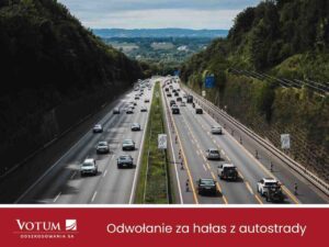 ruch na autostradzie powodujący hałas