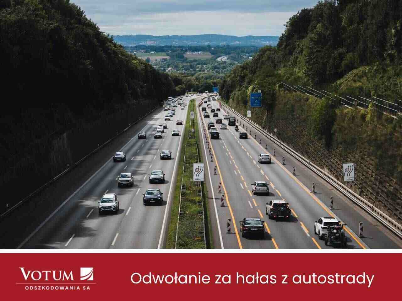 ruch na autostradzie powodujący hałas