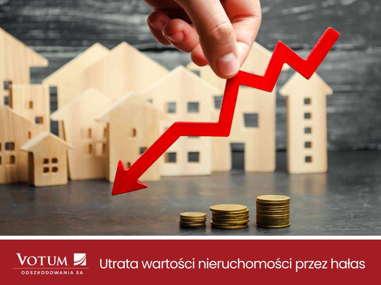 spadek ceny nieruchomości przez hałas drogowy