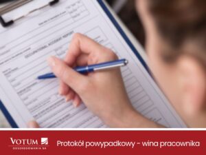 protokół powypadkowy