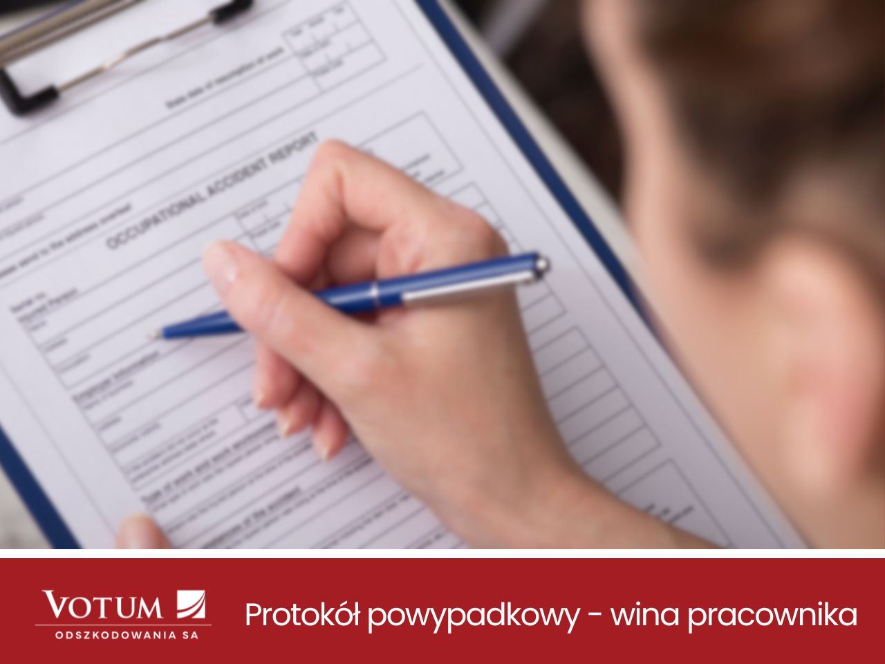 protokół powypadkowy