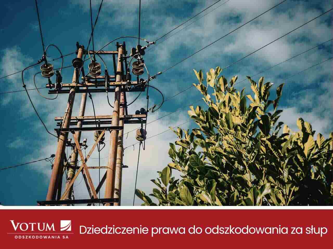 Odszkodowanie za słup na działce