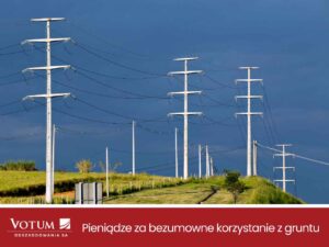 bezumowne korzystanie z działki - slupy