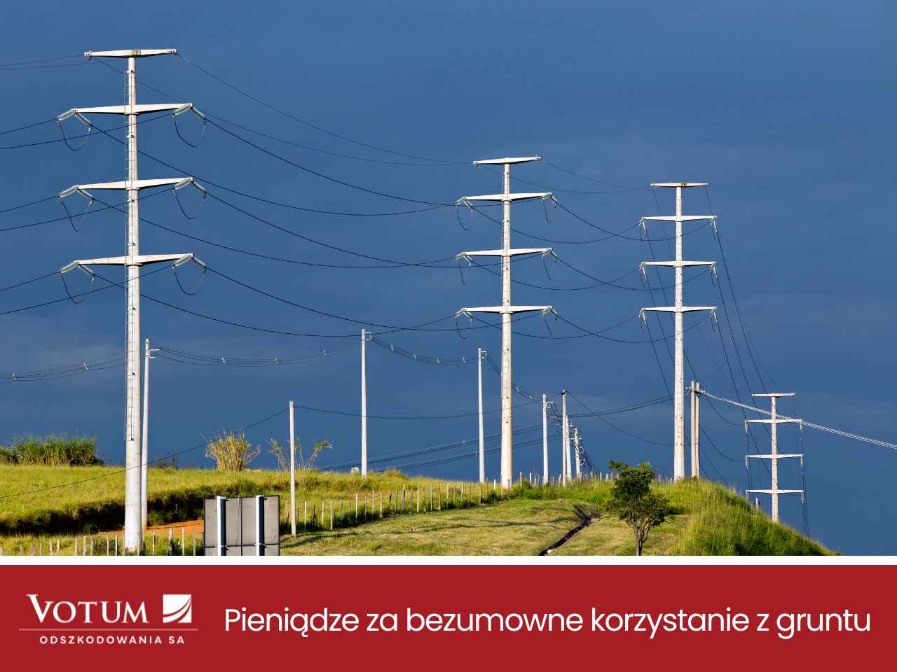 bezumowne korzystanie z działki - slupy